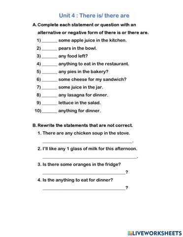 Food and Restaurants U4