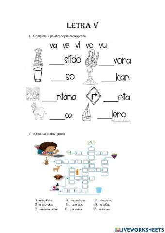 Letra V