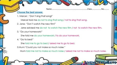 Reported (command request1)