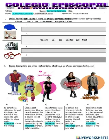 Codes Vestimenrtaires