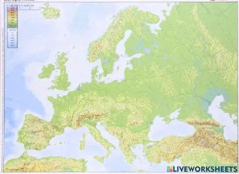 Europe Mountain Ranges
