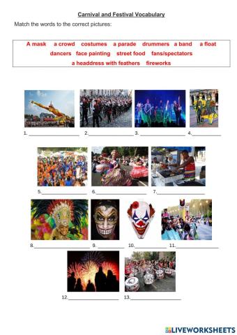 Carnivals & festivals