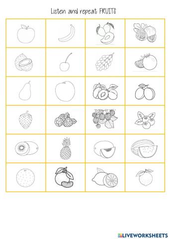 unit 4 listen and choose fruits