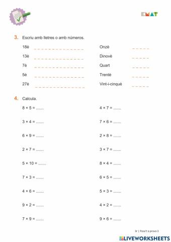 Posat a prova 3-2. EMAT3