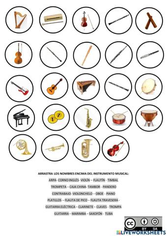 INSTRUMENTOS MUSICALES 