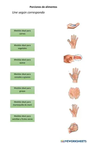 Porciones de alimentos