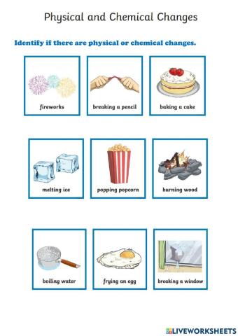 Physical and Chemical changes