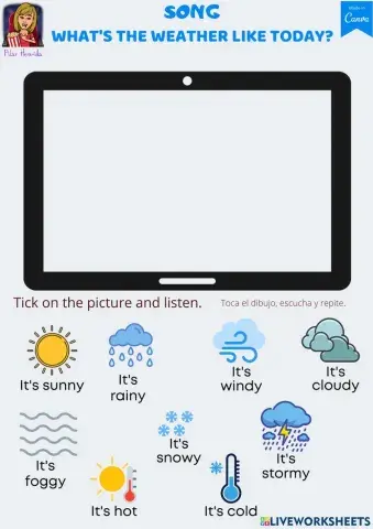 SONG Whats the weather like today