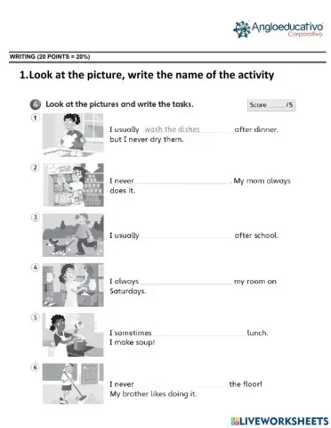 Writing progress check