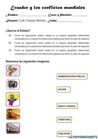 Ecuador y los conflictos mundiales