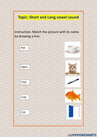 Short and long sounds
