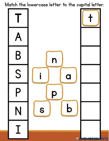 Uppercase and Lowercase Letters