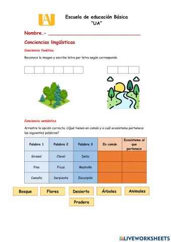 Unidad: Los ecosistemas