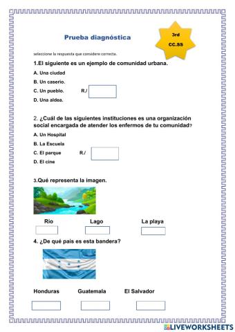 Prueba diagnóstica 3rd