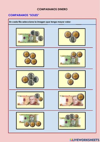 Comparamos dinero 2
