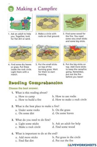 Reading comprehension