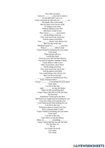 Learn simple past tense while singing along!