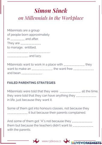 Simon Sinek on Millennials in the Workplace