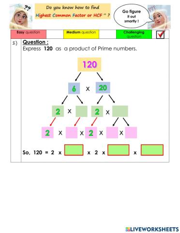 Can you identify Highest Common Factor ?