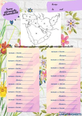 ภูมิภาคเอซียตะวันตกเฉียงใต้