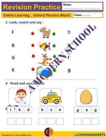 Oxford Phonics World L.1