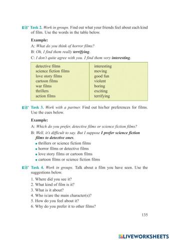 Unit 13: Films And Cinema - Speaking