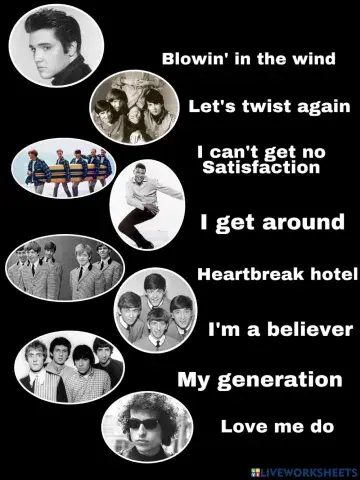 Rock artist of the 1960s