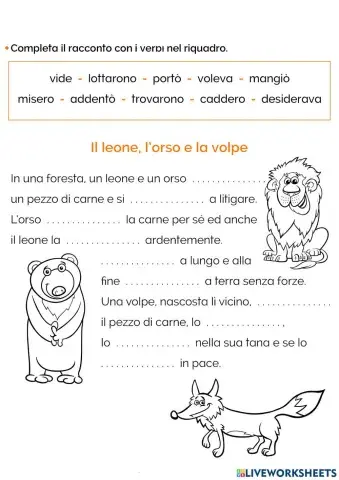 L'orso il leone e la volpe