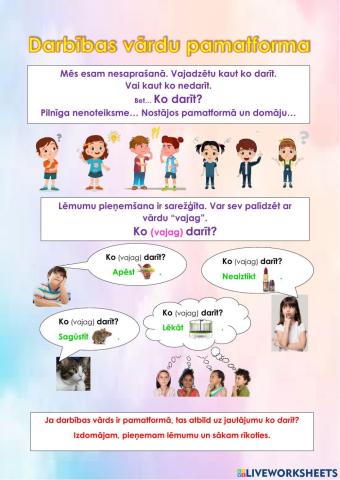 Darbības vārds pamatformā