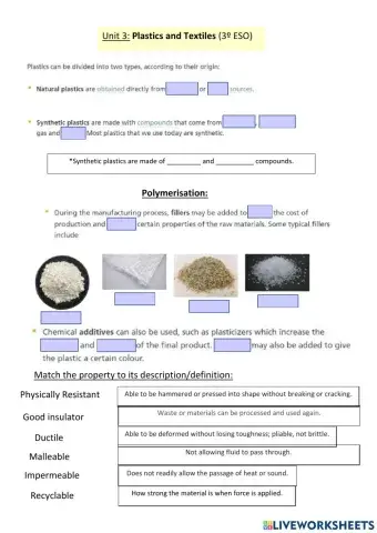 Technology (plastics and textiles)