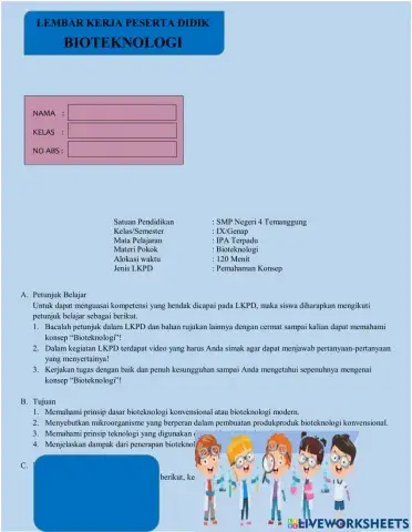 Lkpd bioteknologi
