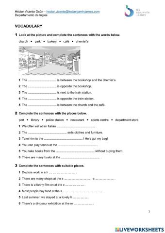 Unit 4. Fun around town review I (Teamwork 1)