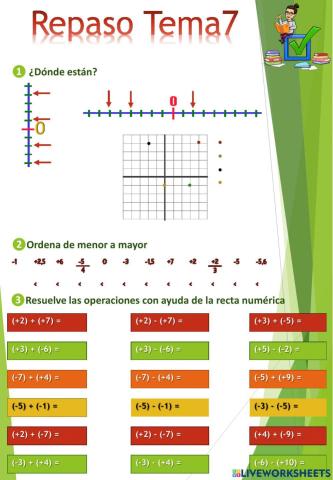 Repaso tema 7 Matemáticas 6º