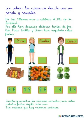 Problema con suma de 3 sumandos