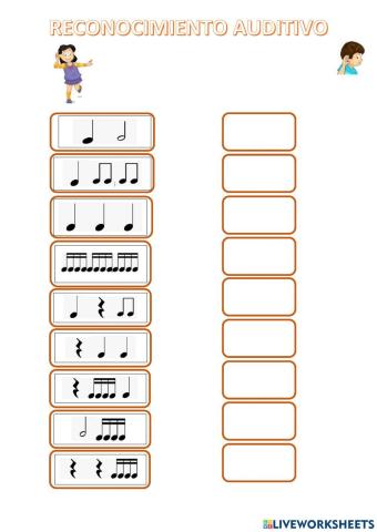 Asociación células rítmicas ternarias