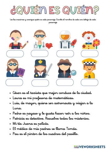 ¿Quién es quién?