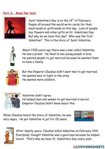 The origins of valentine's day - easy