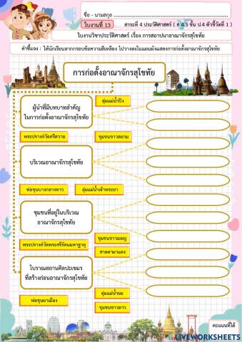 ใบงานที่ 13-P4 History