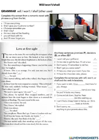 Will-won't-shall grammar