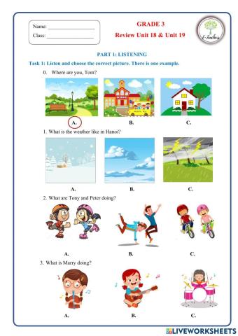 Review Unit 18 & Unit 19