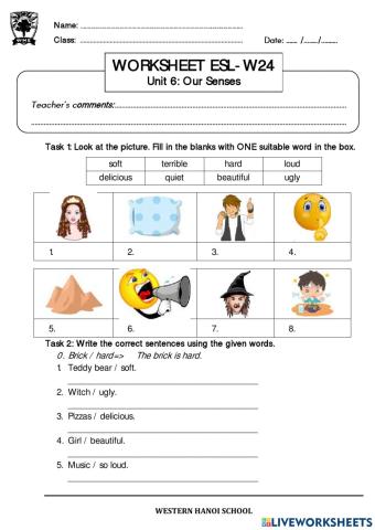 3C2 - Worksheet ESL - W24