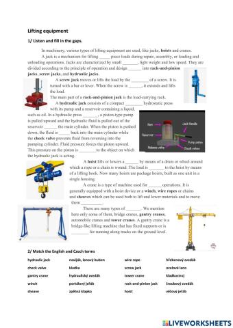 Lifting equipment