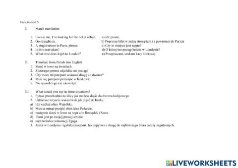 Functions 6.5 Travelling Pearson