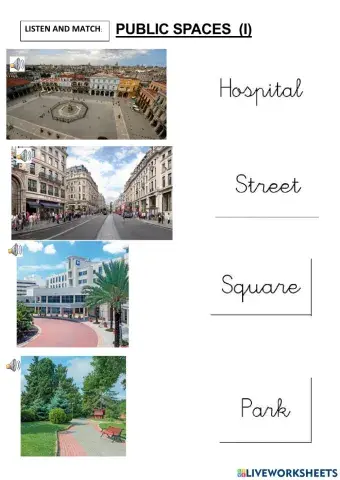 Places in a city (PARTE 1)