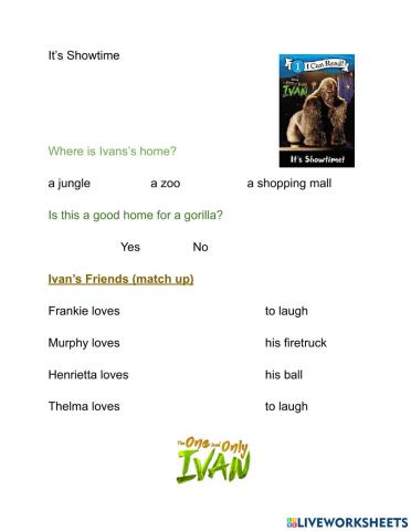 The One and Only Ivan It's Showtime