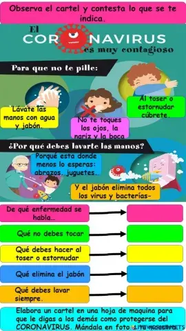 Comprension de textos (cartel)