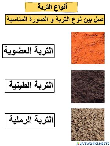 أنواع التربة