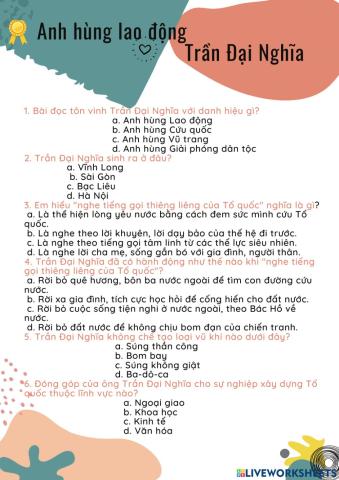 Anh hùng lao động Trần Đại Nghĩa