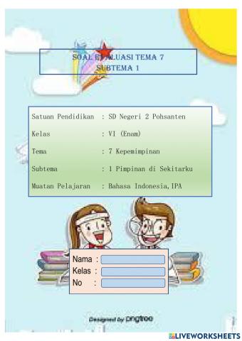 Ulangan harian kelas 6