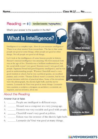 What is intelligence?